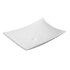 Scala waskom rechthoekig 56 x 37 x 10,5 cm keramiek glans wit