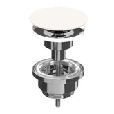 Ink afsluitbare klikplug keramiek - Mat Wit