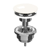 Ink afsluitbare klikplug keramiek - Glans Wit