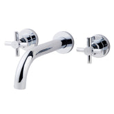 Cross afbouwdeel wastafelkraan chroom