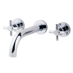 Cross afbouwdeel wastafelkraan chroom