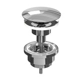 Ink niet-afsluitbare plug messing - brushed nickel