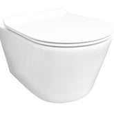 Sity wandcloset rimless met toiletzitting softclose en quick release glans wit