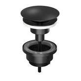 Ink niet-afsluitbare plug messing - Mat Zwart