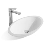 Kim waskom ovaal 59 x 35 x 11 cm solid surface mat wit