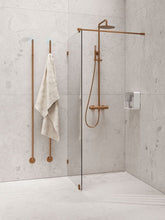 Instamat Jay elektrische handdoekwarmer 175 cm geborsteld koper - JAY023