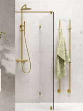 Instamat Jay elektrische handdoekwarmer 175 cm geborsteld messing - JAY022