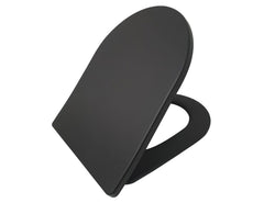 Shade slim toiletzitting softclose en quick release mat zwart