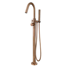 Caral badmengkraan vrijstaand geborsteld brons koper