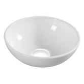 Kimo waskom rond 28 x 10 cm keramiek glans wit