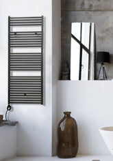 Instamat Robina elektrische radiator 121x60cm - 600W - Mat Zwart - RB120.60EB02