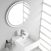 Larx waskom 38,5 x 38,5 x 13 cm keramiek glans wit