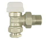 thermostatisch ventiel zonder knop 1/2 haaks+adaptor