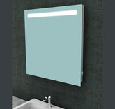 Tigris spiegel vierkant met LED en stopcontact 80 x 80 cm