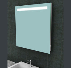 Tigris spiegel vierkant met LED en stopcontact 80 x 80 cm