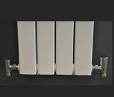 Luxe radiator aansluitset haaks chroom