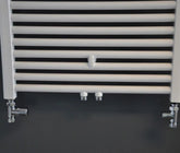 Luxe radiator aansluitset recht chroom