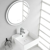 Larx waskom vierkant 41 x 41 x 15 cm keramiek glans wit