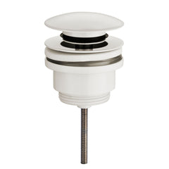 Caral clickwaste afvoerplug 5/4" mat wit