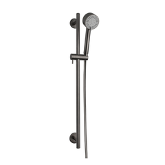 UniMatch Cadans glijstangset compleet met handdouche 3 standen Ø 8 cm gunmetal PVD