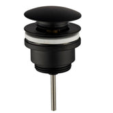 Caral clickwaste afvoerplug 5/4" mat zwart