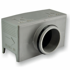 Wiesbaden inzetstuk voor sifon douchegoot kunststof grijs