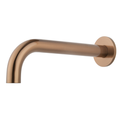 Baduitloop rond 25 cm 1/2'' geborsteld brons koper