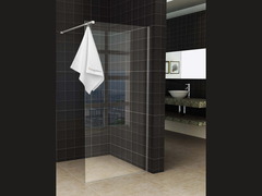 Sita inloopdouche met handdoekhouder 100x200 cm chroom/8 mm helder glas met Nano coating