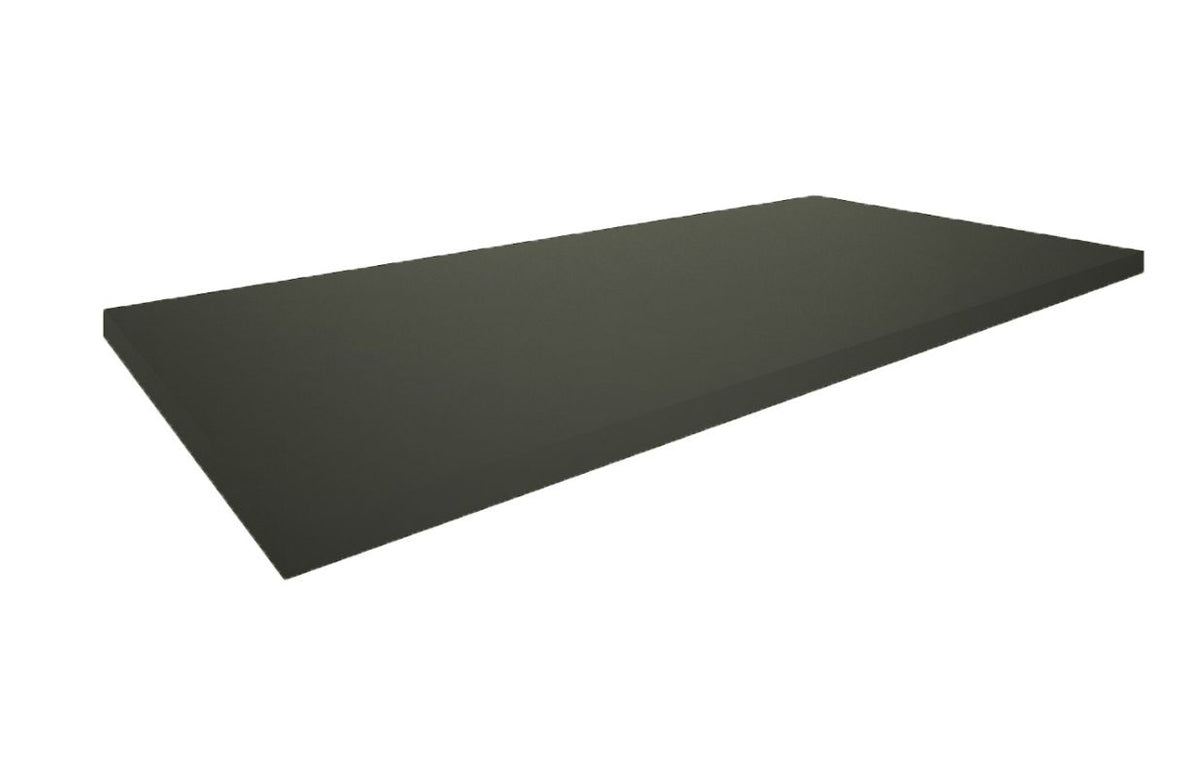 Marmaris Topblad 100x46x2,5 cm mat zwart