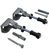 Wand- + hoekbevestigingset tbv Geberit UP-320