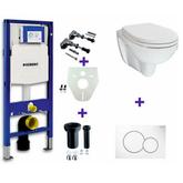 Geberit UP-320 + Trevi one pack + Sigma 01 wit