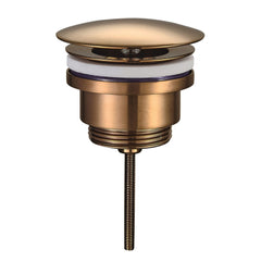 UniMatch open afvoerplug 5/4'' geborsteld brons koper PVD