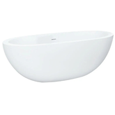 Best Design Cruise solid surface vrijstaand bad 180x80x60cm mat wit