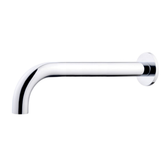 Baduitloop rond 25 cm 1/2'' chroom