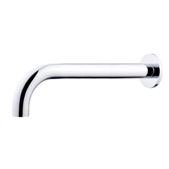 Baduitloop rond 25 cm 1/2'' chroom