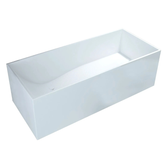 Best Design Experience solid surface vrijstaand bad 170x72x55cm mat wit