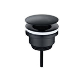 Caral open afvoerplug 5/4'' mat zwart