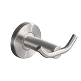 304 handdoekhaak groot dubbel RVS