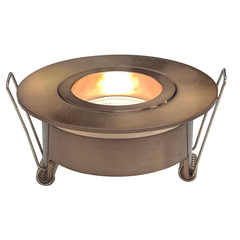 Spotz inbouwspot enkel dimbaar IP65 geborsteld brons koper