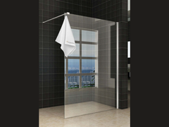 Sita inloopdouche met handdoekhouder 140x200 cm chroom/8 mm helder glas met Nano coating