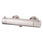 Caral Cool Touch thermostatische douchemengkraan geborsteld staal