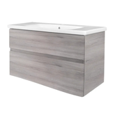 Best Design Quick 80cm greeploos badkamermeubel grijs eiken
