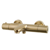 Caral thermostatische badmengkraan geborsteld messing PVD