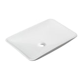 Karé waskom rechthoekig 58 x 36 x 11,5 cm keramiek glans wit