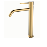 Style XL basin mixer tall brushed brass