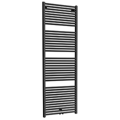 Elara designer radiator 181.7 x 60.0 cm matt black