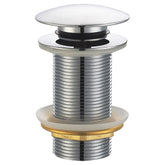 Caral clickwaste afvoerplug verlengd 5/4" chroom
