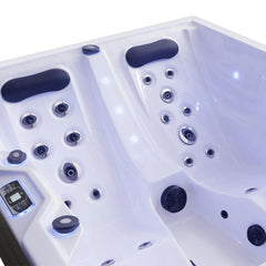 AWT Whirlpool Aussenwhirlpool IN-405 eco OceanWave 220x160 grau