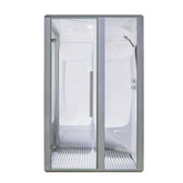 AWT Dampfsauna S200D alu 114x131 rechts