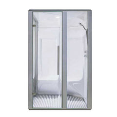 AWT Dampfsauna S200D alu 114x131 rechts